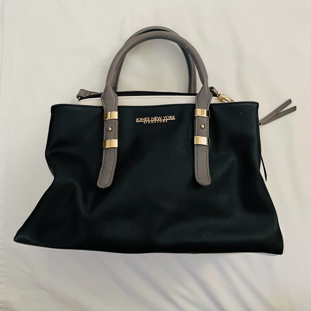 Jones New York Signature Diana Satchel Bag Black